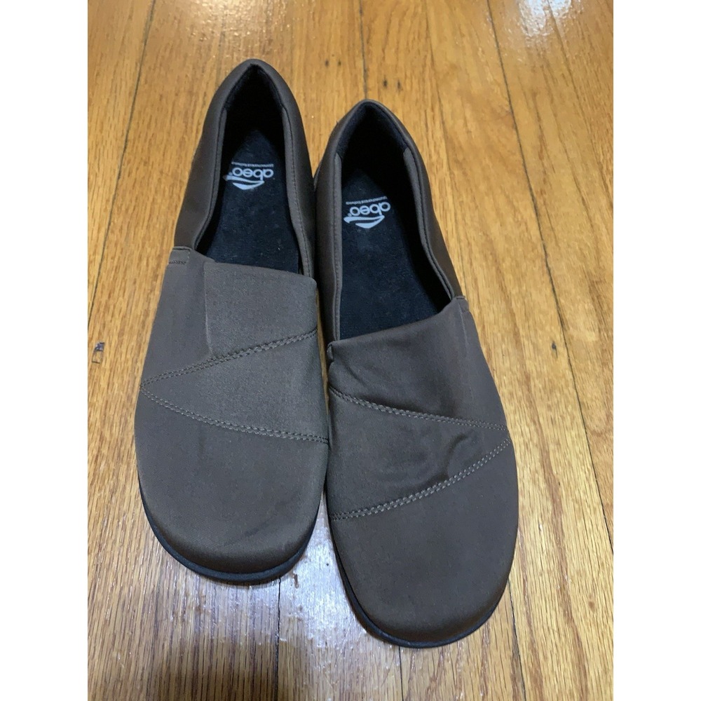 Abeo Smart 3550 Women's Size 8.5 Slip On loafers Brown